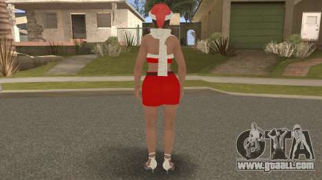 Lisa Hamilton Berry Burberry Christmas V2 for GTA San Andreas