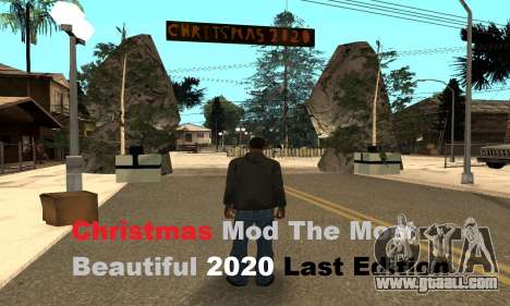 Christmas Mod The Most Beautiful 2020 LE for GTA San Andreas