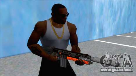GTA V Vom Feuer Assault Shotgun Orange V2 for GTA San Andreas