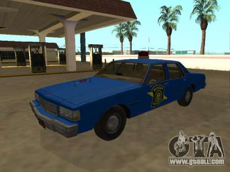 Chevrolet Caprice 1987 Michigan State Police for GTA San Andreas