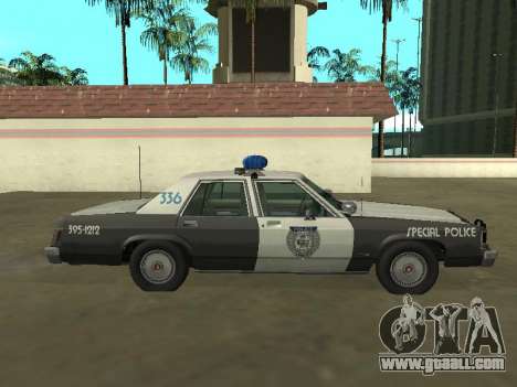 Ford LTD Crown Victoria 1987 Medford Spec Police for GTA San Andreas
