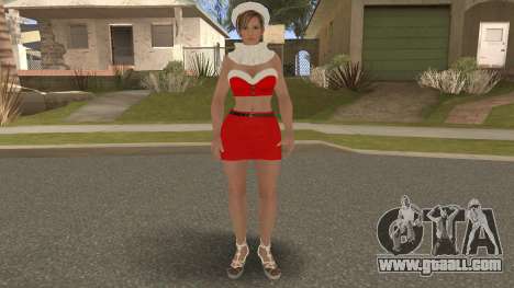 Lisa Hamilton Berry Burberry Christmas V2 for GTA San Andreas