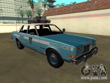 Dodge Diplomat 1987 New York Police Dept for GTA San Andreas