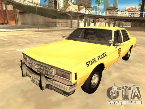 Chevrolet Impala 1985 Mariland State Police for GTA San Andreas