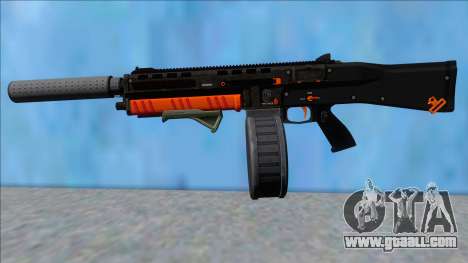 GTA V Vom Feuer Assault Shotgun Orange V3 for GTA San Andreas
