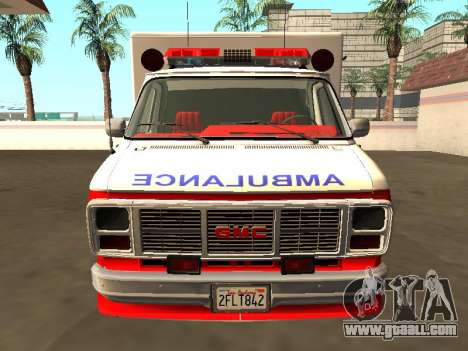 GMC Vandura 1985 Ambulance for GTA San Andreas
