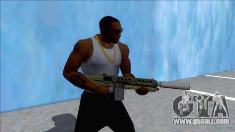 GTA V Vom Feuer Assault Shotgun Green V8 for GTA San Andreas