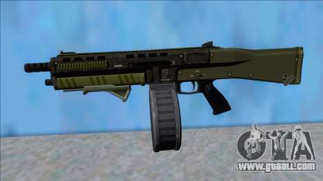 GTA V Vom Feuer Assault Shotgun Green V5 for GTA San Andreas