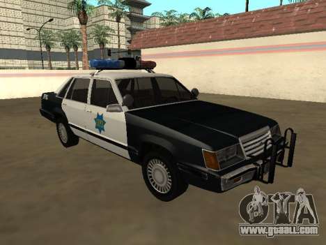 Ford LTD LX 1985 San Francisco Police dept for GTA San Andreas