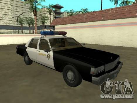 Chevrolet Caprice 1987 Los Angeles County Sherif for GTA San Andreas