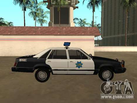Ford LTD LX 1985 San Francisco Police dept for GTA San Andreas