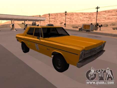 Plymouth Belvedere 4 doors 1965 Taxi for GTA San Andreas