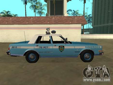 Dodge Diplomat 1987 New York Police Dept for GTA San Andreas