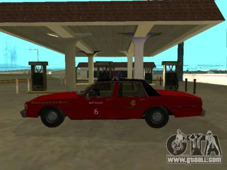 Chevrolet Caprice 1987 Chicago Fire Dept for GTA San Andreas