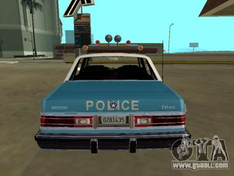 Dodge Diplomat 1987 New York Police Dept for GTA San Andreas