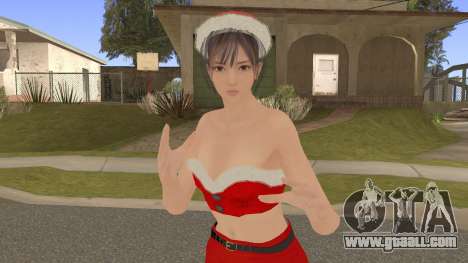 DOA Nagisa Berry Burberry Christmas Special V1 for GTA San Andreas