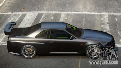 Nissan Skyline R34 GST-R for GTA 4