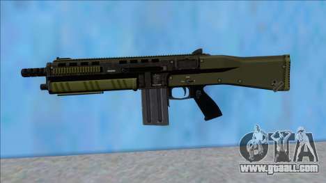 GTA V Vom Feuer Assault Shotgun Green V12 for GTA San Andreas