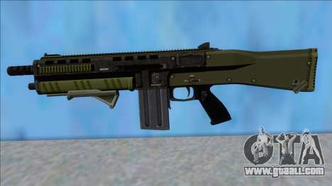 GTA V Vom Feuer Assault Shotgun Green V6 for GTA San Andreas