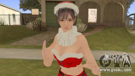 DOA Nagisa Berry Burberry Christmas Special V2 for GTA San Andreas