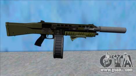 GTA V Vom Feuer Assault Shotgun Green V13 for GTA San Andreas