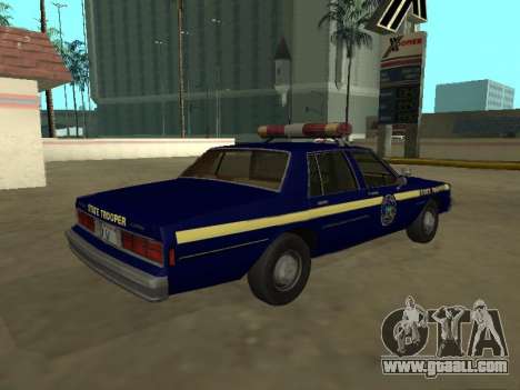 Chevrolet Caprice 1987 New York State Trooper for GTA San Andreas
