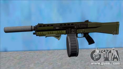 GTA V Vom Feuer Assault Shotgun Green V13 for GTA San Andreas