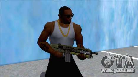 GTA V Vom Feuer Assault Shotgun Green V12 for GTA San Andreas