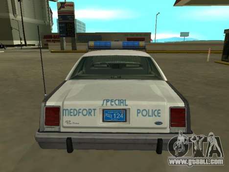 Ford LTD Crown Victoria 1987 Medford Spec Police for GTA San Andreas