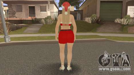DOA Rachel Berry Burberry Christmas Special V1 for GTA San Andreas
