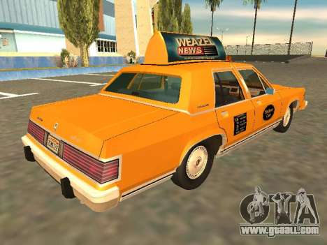 Mercury Grand Marquis 1986 Taxi for GTA San Andreas