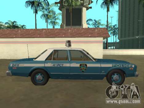 Dodge Aspen 1979 New York Police Dept for GTA San Andreas