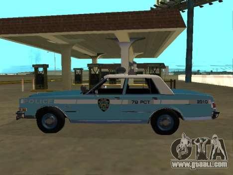 Dodge Diplomat 1987 New York Police Dept for GTA San Andreas