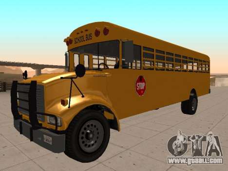 Vapid School Bus (BENSON of GTA IV) for GTA San Andreas