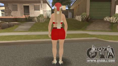 DOA Rachel Berry Burberry Christmas Special V3 for GTA San Andreas