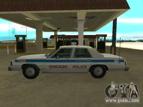 Ford LTD Crown Victoria 1987 Chicago Police Dept for GTA San Andreas