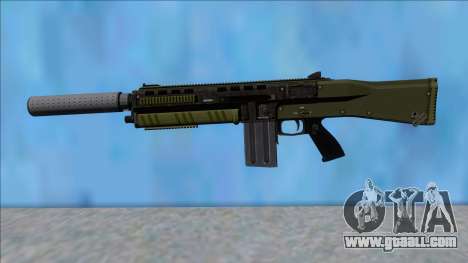 GTA V Vom Feuer Assault Shotgun Green V2 for GTA San Andreas
