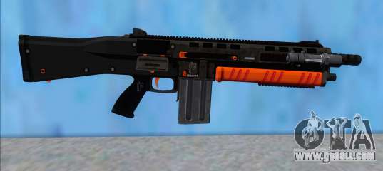 GTA V Vom Feuer Assault Shotgun Orange V12 for GTA San Andreas