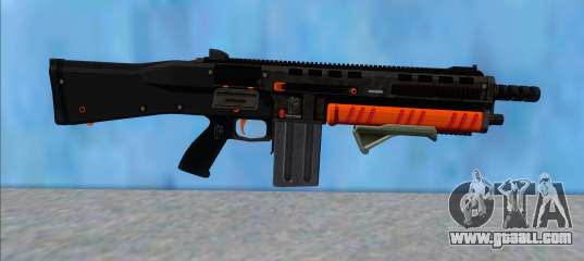 GTA V Vom Feuer Assault Shotgun Orange V10 for GTA San Andreas