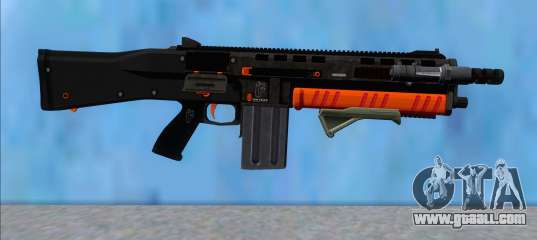 GTA V Vom Feuer Assault Shotgun Orange V6 for GTA San Andreas