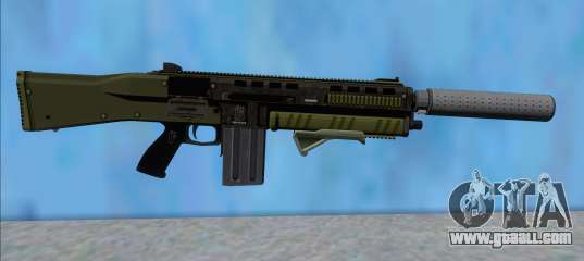 GTA V Vom Feuer Assault Shotgun Green V4 for GTA San Andreas