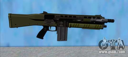 GTA V Vom Feuer Assault Shotgun Green V12 for GTA San Andreas