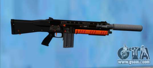 GTA V Vom Feuer Assault Shotgun Orange V2 for GTA San Andreas