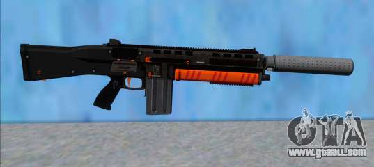 GTA V Vom Feuer Assault Shotgun Orange V8 for GTA San Andreas