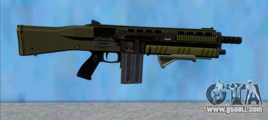 GTA V Vom Feuer Assault Shotgun Green V10 for GTA San Andreas