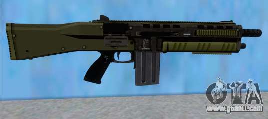 GTA V Vom Feuer Assault Shotgun Green V15 for GTA San Andreas