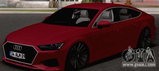 Audi A7 2020 TR Plates