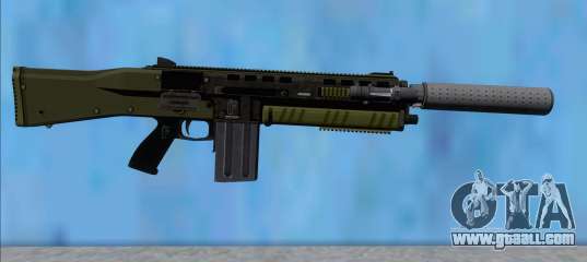 GTA V Vom Feuer Assault Shotgun Green V2 for GTA San Andreas