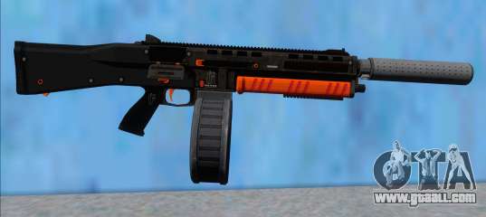 GTA V Vom Feuer Assault Shotgun Orange V7 for GTA San Andreas