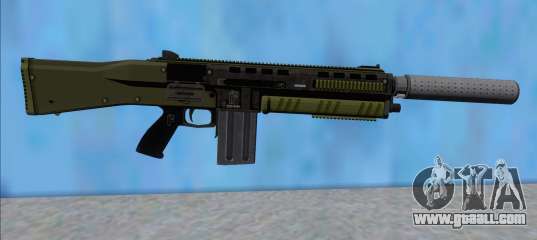 GTA V Vom Feuer Assault Shotgun Green V8 for GTA San Andreas